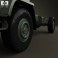 DAF Leyland T244 Chassis Truck 1989 3d model