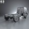 DAF Leyland T244 Chassis Truck 1989 3d model