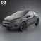 Ford Fiesta Van 2012 3d model