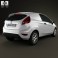 Ford Fiesta Van 2012 3d model