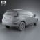 Ford Fiesta Van 2012 3d model