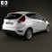 Ford Fiesta hatchback 3-door (EU) 2012 3d model