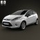 Ford Fiesta hatchback 3-door (EU) 2012 3d model