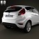 Ford Fiesta hatchback 3-door (EU) 2012 3d model