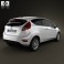 Ford Fiesta hatchback 3-door (EU) 2013 3d model