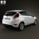 Ford Fiesta hatchback 3-door (US) 2012 3d model