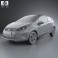 Ford Fiesta hatchback 3-door (US) 2012 3d model