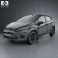 Ford Fiesta hatchback 5-door (EU) 2012 3d model