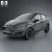 Ford Fiesta hatchback 5-door (EU) 2013 3d model
