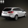 Ford Focus Wagon 2012 3d model