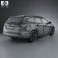 Ford Focus Wagon 2012 3d model