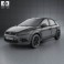 Ford Focus hatchback 5-door 2009 3d model
