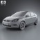 Ford Focus hatchback 5-door 2009 3d model