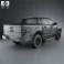 Ford Ranger Wildtrak Double Cab 2012 3d model