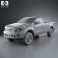 Ford Ranger Single Cab 2012 3d model