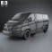 Ford Tourneo Custom LWB 2013 3d model