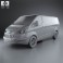 Ford Tourneo Custom LWB 2013 3d model