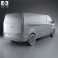 Ford Tourneo Custom LWB 2013 3d model