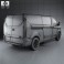 Ford Transit Custom Crew Van LWB 2013 3d model