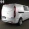 Ford Transit Custom Crew Van LWB 2013 3d model