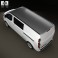 Ford Transit Custom Crew Van LWB 2013 3d model