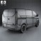 Ford Transit Custom Crew Van SWB 2013 3d model