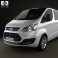 Ford Transit Custom Crew Van SWB 2013 3d model