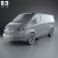 Ford Transit Custom Crew Van SWB 2013 3d model