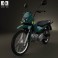 Honda POP 100 2012 3d model