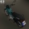 Honda POP 100 2012 3d model