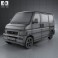 Honda Vamos HM2 2012 3d model
