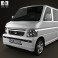 Honda Vamos HM2 2012 3d model