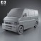 Honda Vamos HM2 2012 3d model