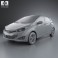 Hyundai HB20 2013 3d model