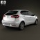 Kia Rio (K2) hatchback 5-door 2012 3d model