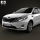 Kia Rio (K2) hatchback 5-door 2012 3d model