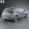 Kia Rio (K2) hatchback 5-door 2012 3d model