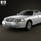 Lincoln Town Car L 2011 3d model