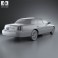 Lincoln Town Car L 2011 3d model