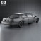 Lincoln Town Car Limousine 2011 3d model