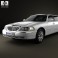Lincoln Town Car Limousine 2011 3d model