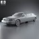 Lincoln Town Car Limousine 2011 3d model