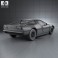 Maserati Merak 1972 3d model
