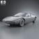 Maserati Merak 1972 3d model