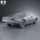 Maserati Merak 1972 3d model