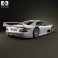 Mercedes-Benz CLK-class GTR AMG 1999 3d model
