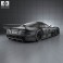 Mercedes-Benz CLK-class GTR AMG 1999 3d model