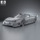 Mercedes-Benz CLK-class GTR AMG 1999 3d model