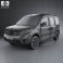 Mercedes-Benz Citan Mixto 2012 3d model