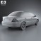 Mitsubishi Lancer Ralliart sedan 2004 3d model